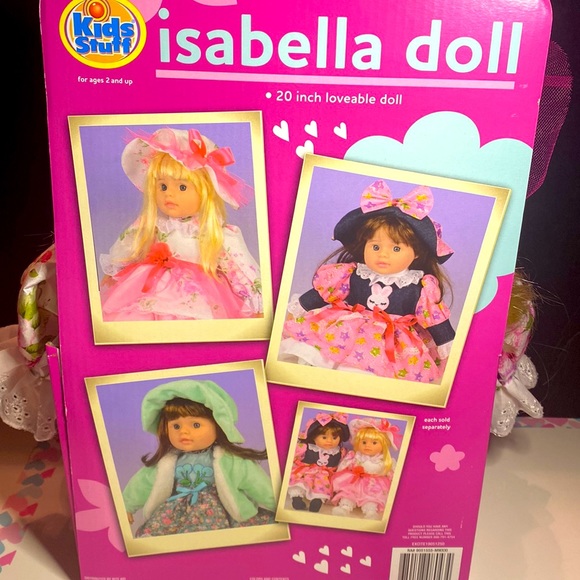 KIDS STUFF ISABELLA DOLL REALISTIC DOLL 20 INCH NEW - Picture 10 of 10